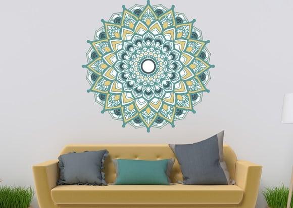 Adesivo de parede mandala 100cm