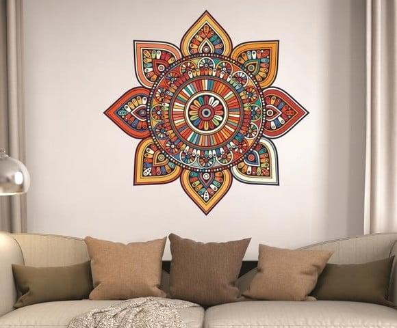 Adesivo de Parede Mandala 100cm