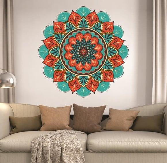 Adesivo de Parede Mandala 100cm