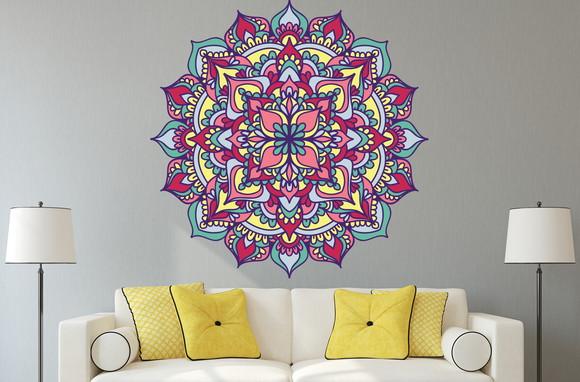 Adesivo de Parede Mandala 100cm