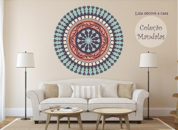Adesivo de Parede Mandala 100cm