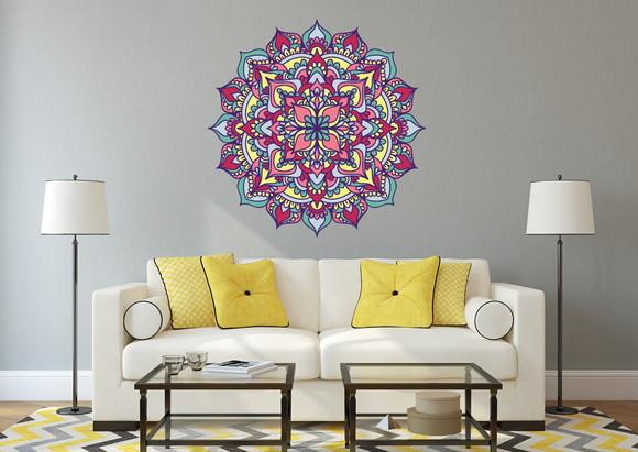 Adesivo de Parede Mandala 60cm