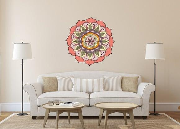 Adesivo de Parede Mandala 60cm