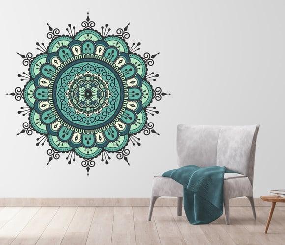 Adesivo de Parede Mandala de 120cm - Adesivo Mandala