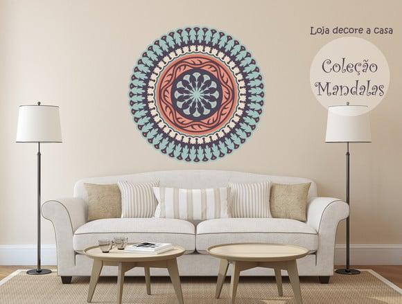 Adesivo de Parede Mandala 60cm