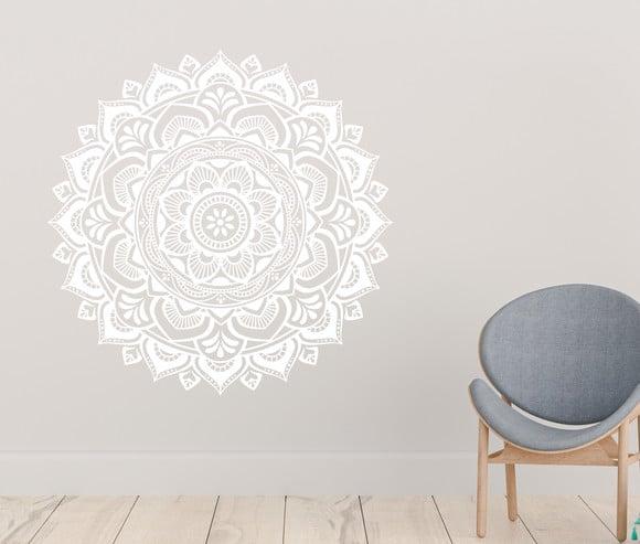 Adesivo de parede mandala vazada