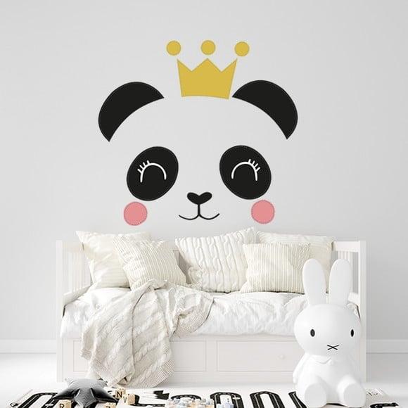 adesivo de parede panda princesa