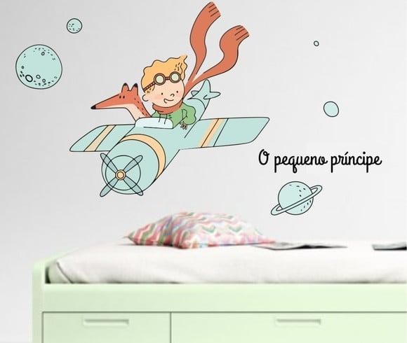Adesivo de Parede Pequeno Príncipe