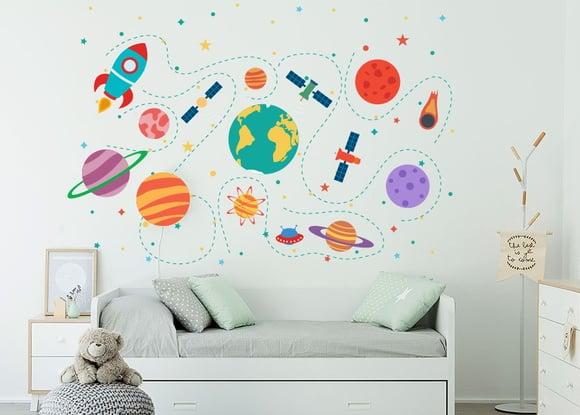 Adesivo de Parede Planetas