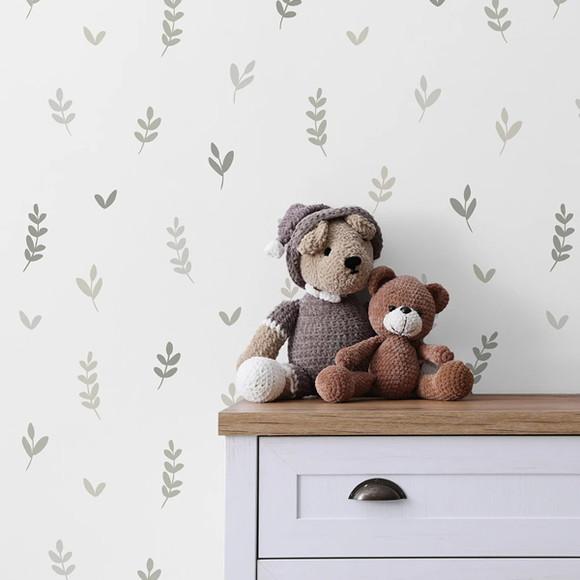 Adesivo de Parede Raminhos - Folhas Minimalistas