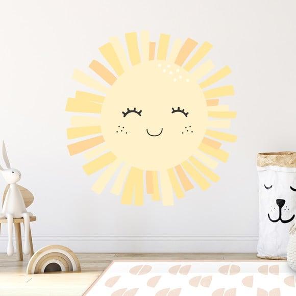 Adesivo de Parede Sol com Carinha - Adesivo Sol com Carinha