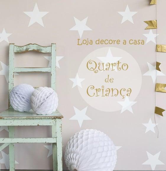 adesivo estrelas brancas