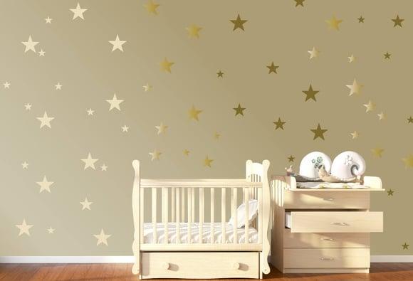 Adesivo Estrelas Douradas