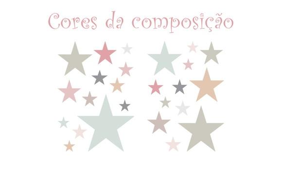 Adesivo estrelas E-1