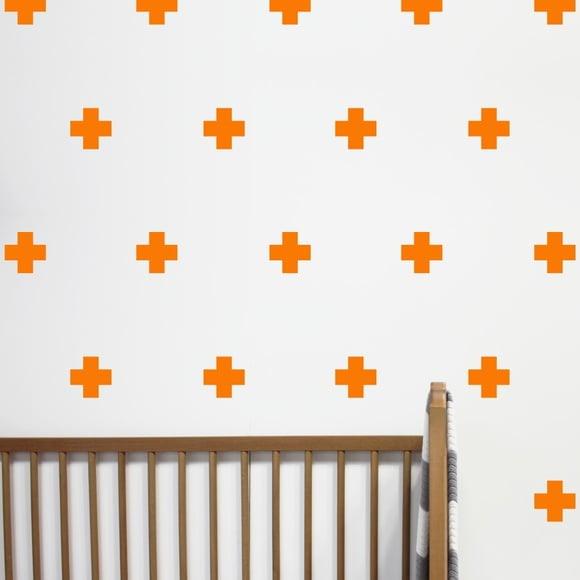 Adesivo Mini Cruzetas Laranja