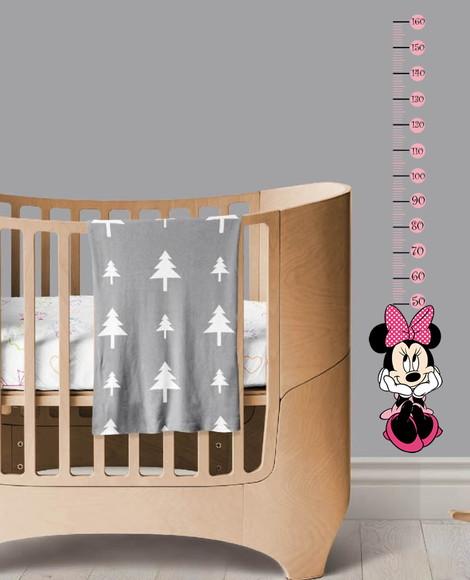 Adesivo régua crescimento minnie