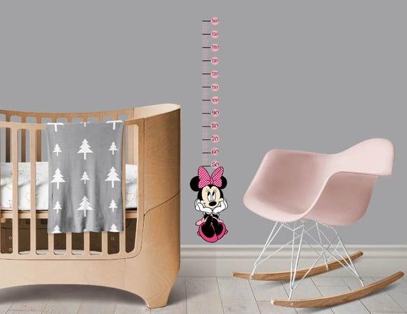 Adesivo régua crescimento minnie