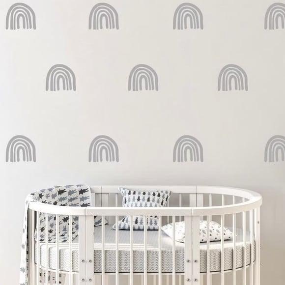 Adesivos de Parede Mini Arco Íris - Adesivo Arco-íris Boho