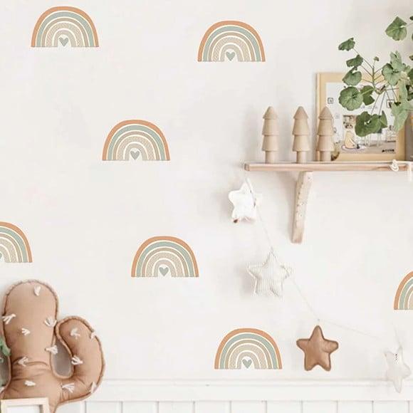 Adesivos de Parede Mini Arco Íris - Adesivo Arco-íris Boho