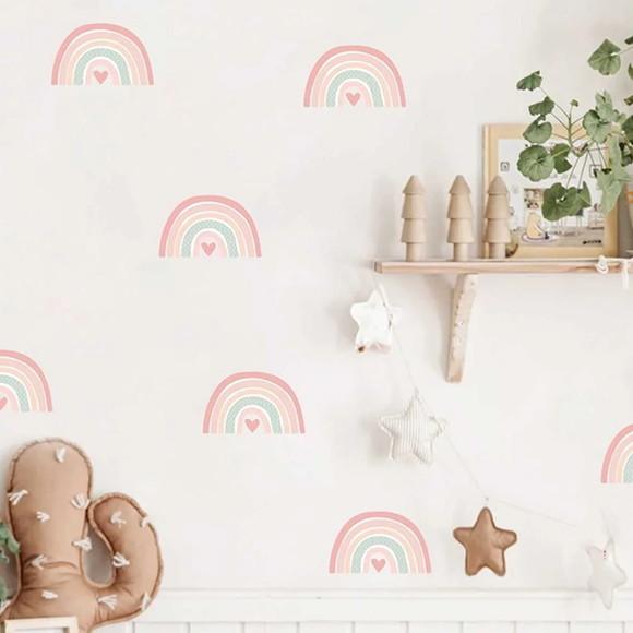 Adesivos de Parede Mini Arco Íris - Adesivo Arco-íris Boho