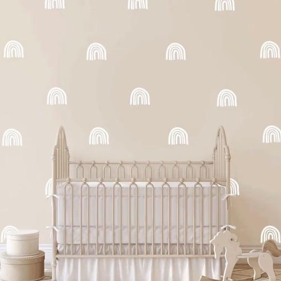 Adesivos de Parede Mini Arco Íris - Adesivo Arco-íris Boho