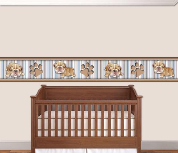 faixa de parede cachorrinho border