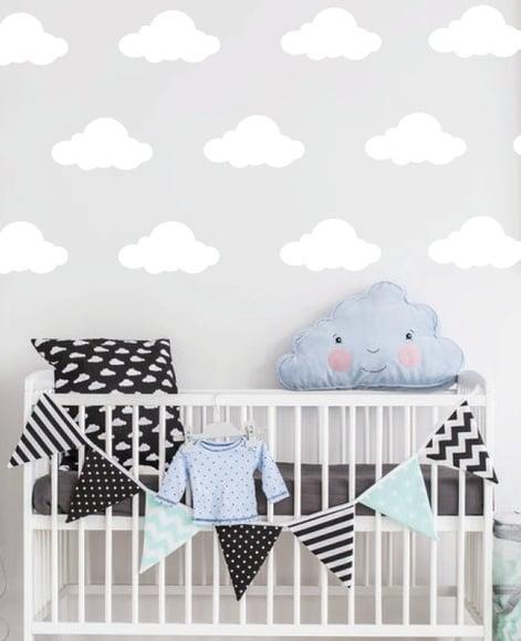 Decoração Infantil para Quarto de Menino Tema Nuvens