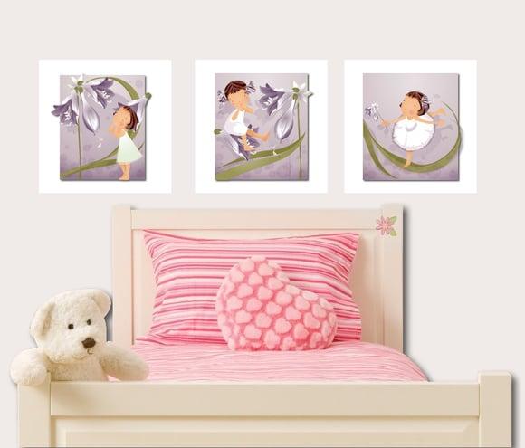 Quadrinhos para Quarto de Menina