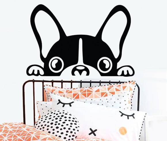 Adesivo bulldog cabeceira