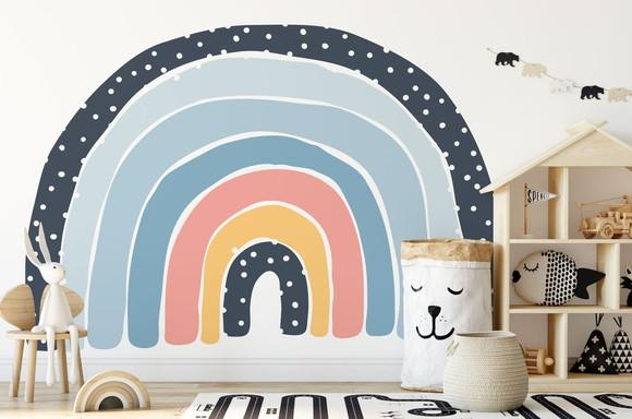Adesivo de Parede Arco Íris Grande - Arco-íris Boho