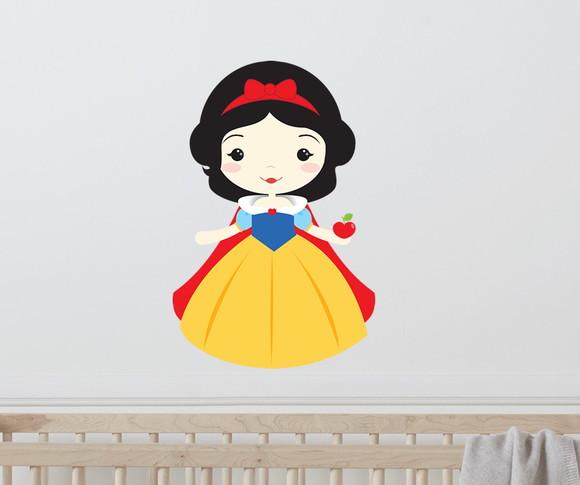 Adesivo de Parede Branca de Neve