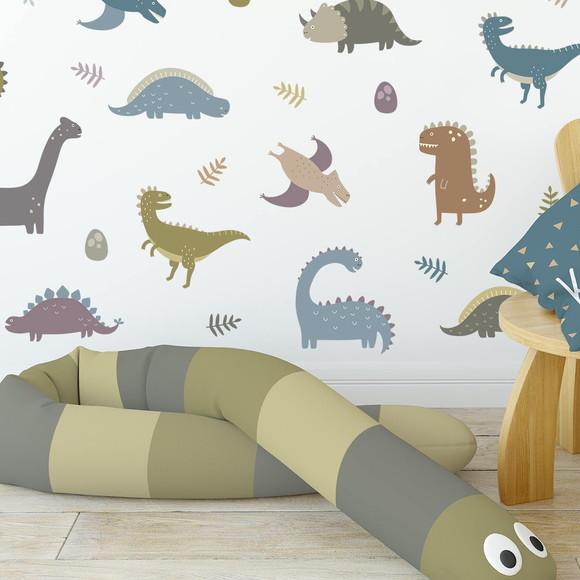 Adesivo de Parede Dinossauros - Kit de Adesivos Dinossauros