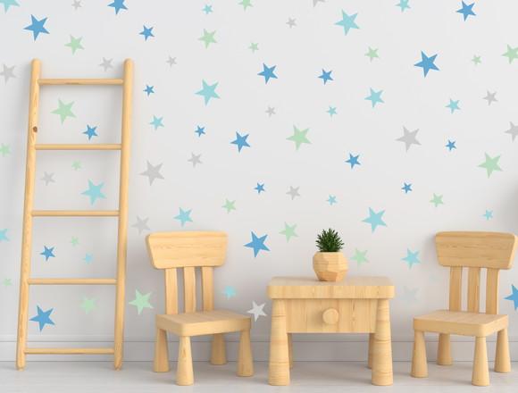 Adesivo de Parede Estrelas