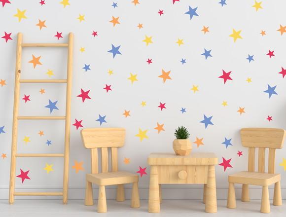 Adesivo de Parede Estrelas