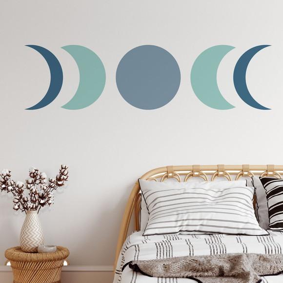 Adesivo de Parede Fases da Lua - Adesivos Lua