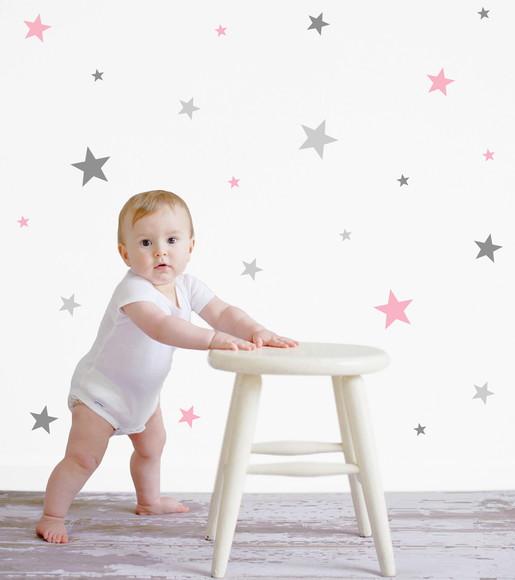 Adesivo estrelas 3 cores