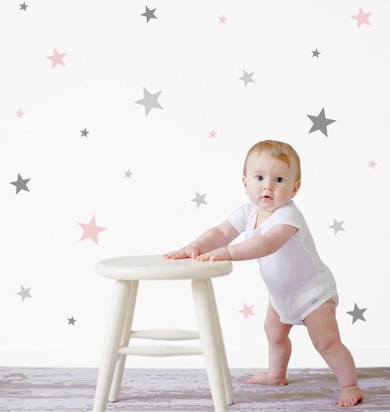 Adesivo estrelas 3 cores *