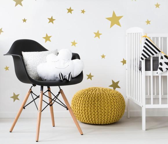 Adesivo Estrelas Douradas