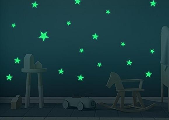 Adesivo estrelas que brilham no escuro