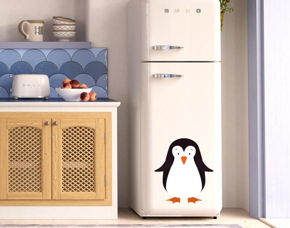 Adesivo para Geladeira Pinguim
