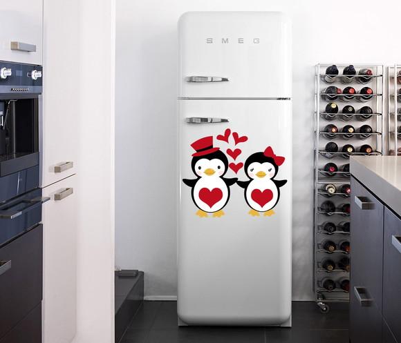 Adesivo para Geladeira Pinguim