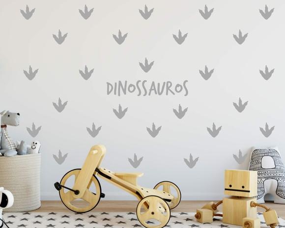 Adesivo Patinhas De Dinossauros