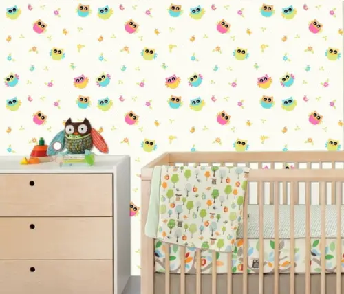 adesivo de parede corujnhas - decoração quarto