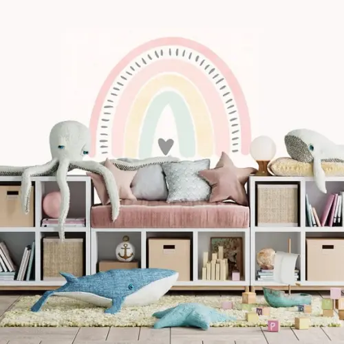 *adesivo de Parede Arco Íris - Arco Íris Boho