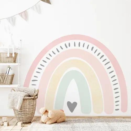 *adesivo de Parede Arco Íris - Arco Íris Boho