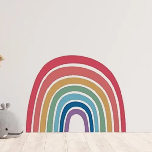 *adesivo de Parede Arco Íris Colorido