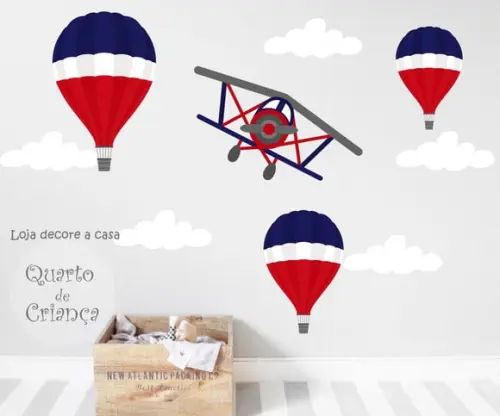 Adesivo avião + balões1