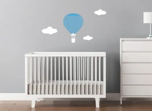 Adesivo Balão + Nuvens