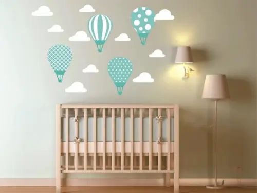 Adesivo Balões + Nuvens