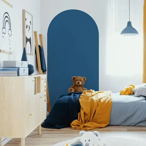 Adesivo de Parede Arco Azul - Adesivo Arco Minimalista